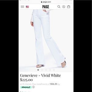 Paige Genevieve jeans size 27